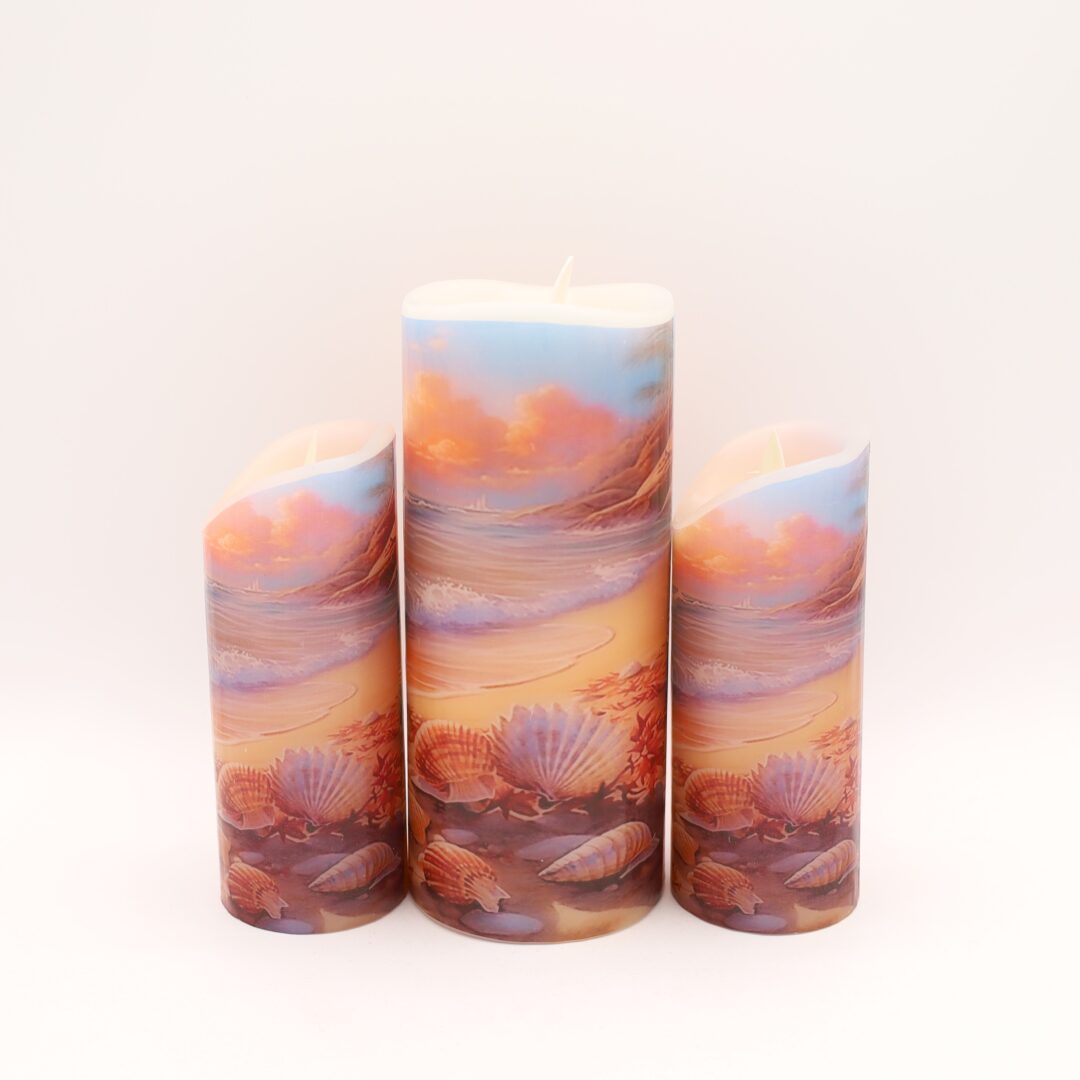 Pink Beach Flameless Candle - Image 5