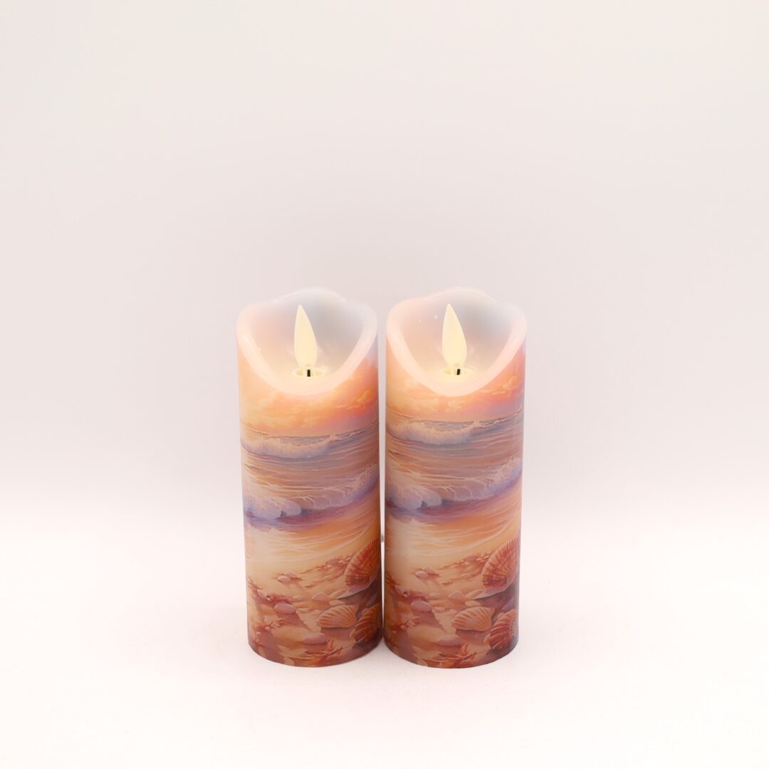 Pink Beach Flameless Candle - Image 7