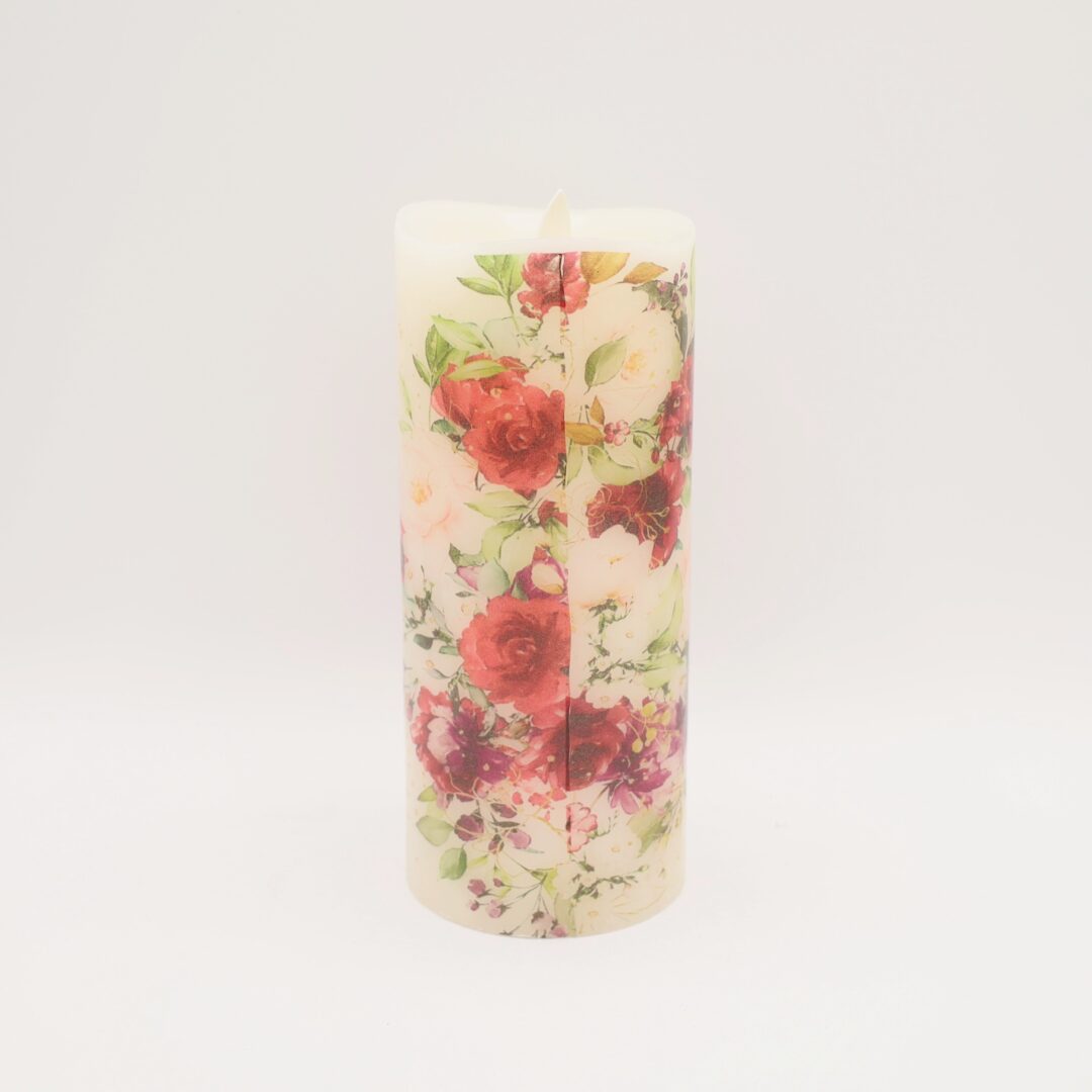 Blessed is She Floral Faith Flameless Candle - Image 5