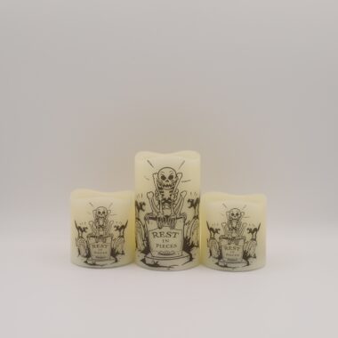 Cartoon Skeleton Flameless Candle