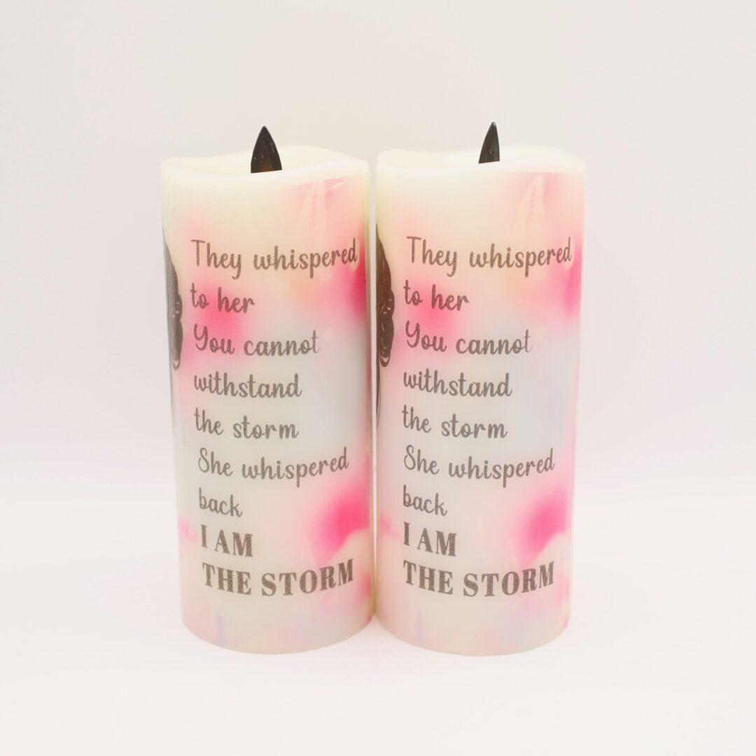 I am the Storm Flameless Candle - Image 3