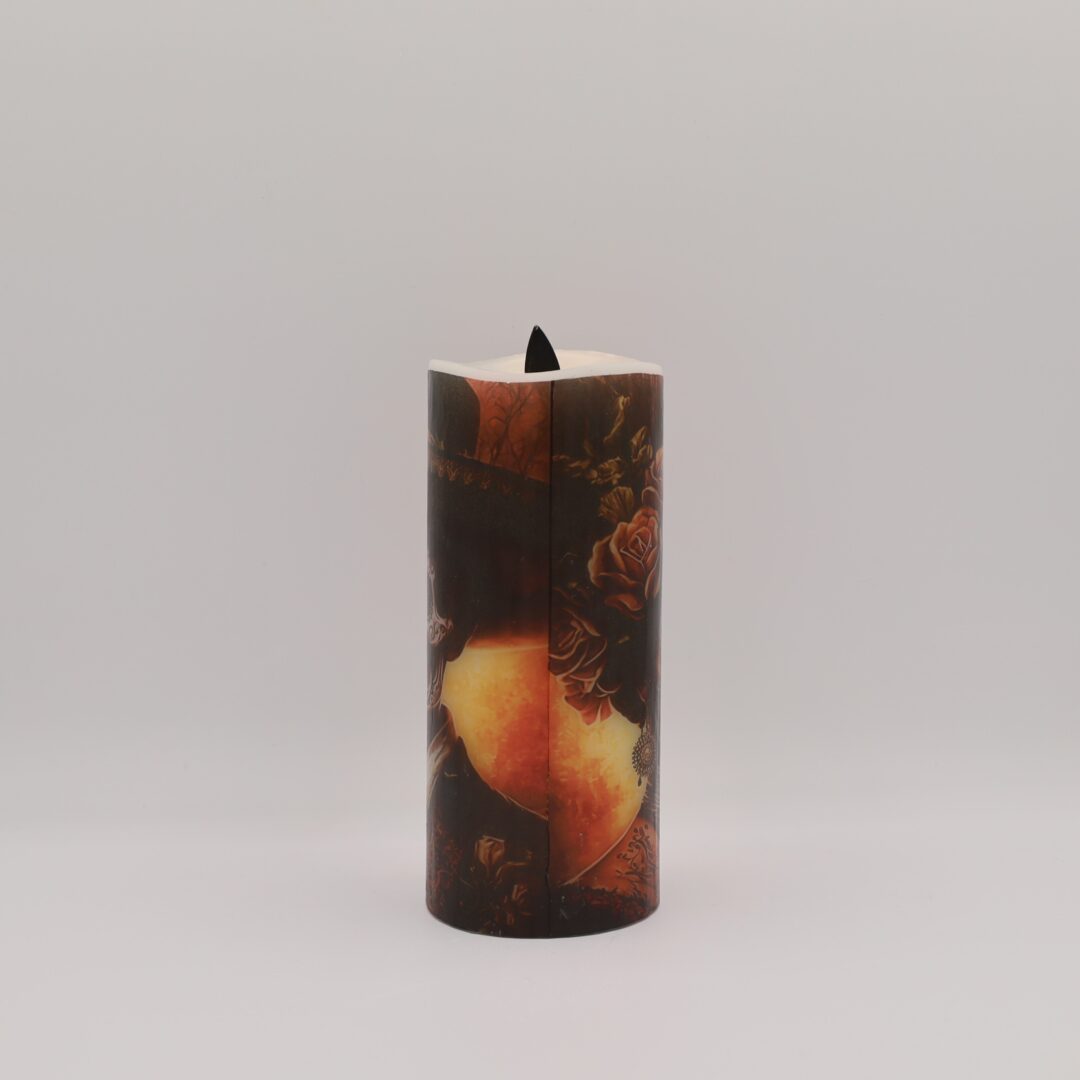 Day of the Dead Flameless Candle - Image 4