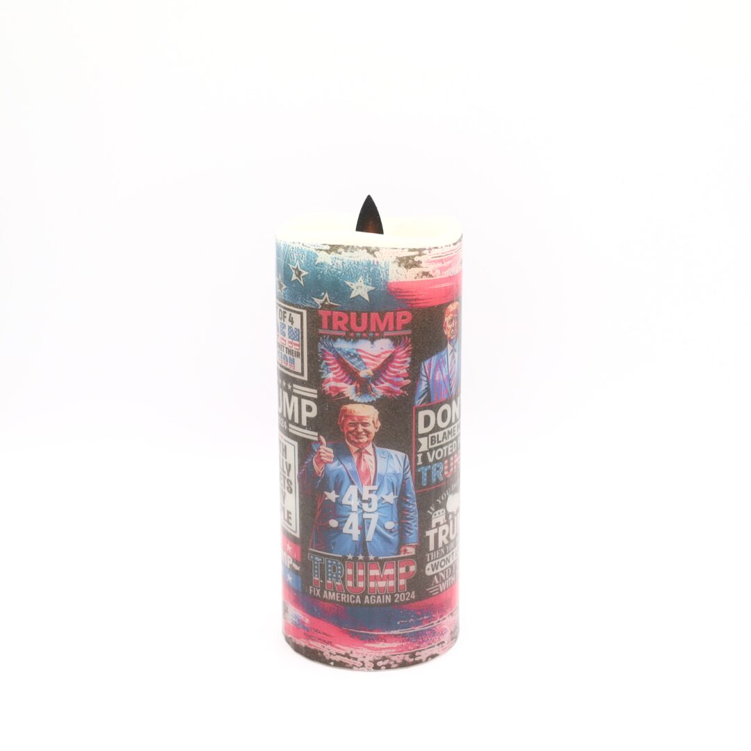 Trump 2024 Red White and Blue Flameless Candle - Image 5