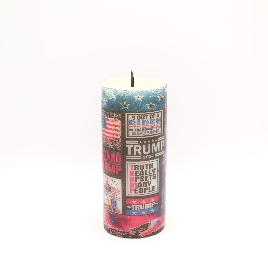 Trump 2024 Red White and Blue Flameless Candle - Image 6