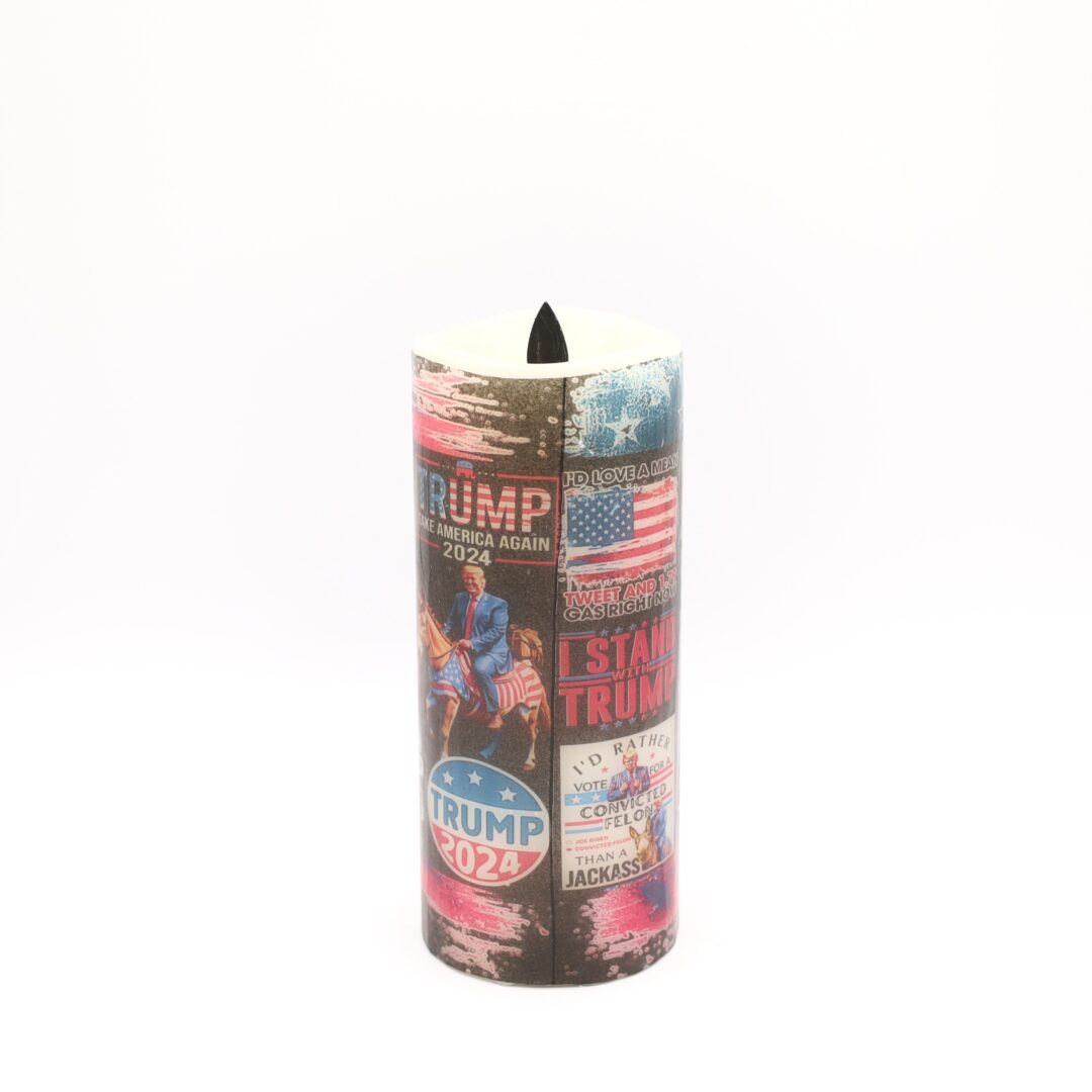 Trump 2024 Red White and Blue Flameless Candle - Image 7