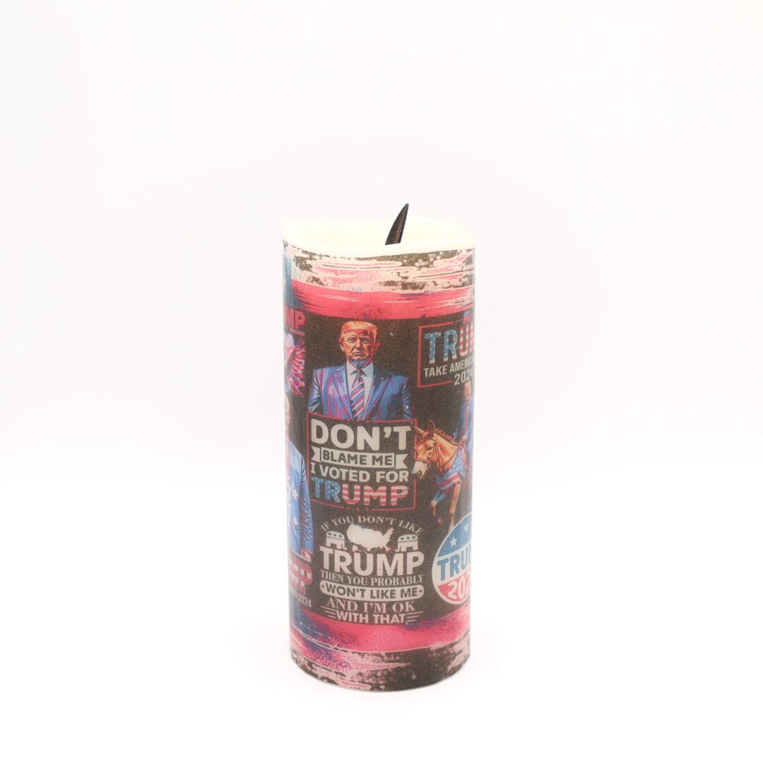 Trump 2024 Red White and Blue Flameless Candle - Image 8