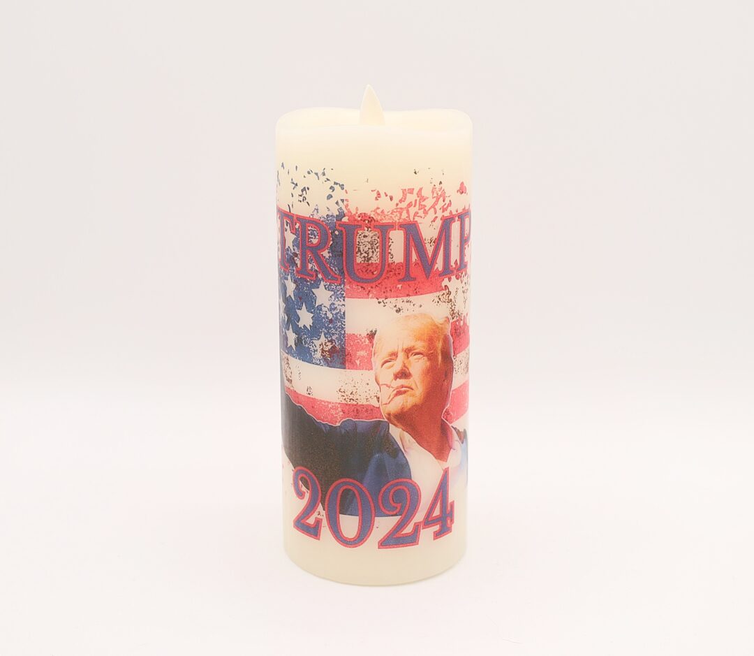 Trump Bullet Moment Flameless Candle