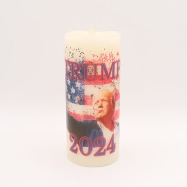 Trump Bullet Moment Flameless Candle