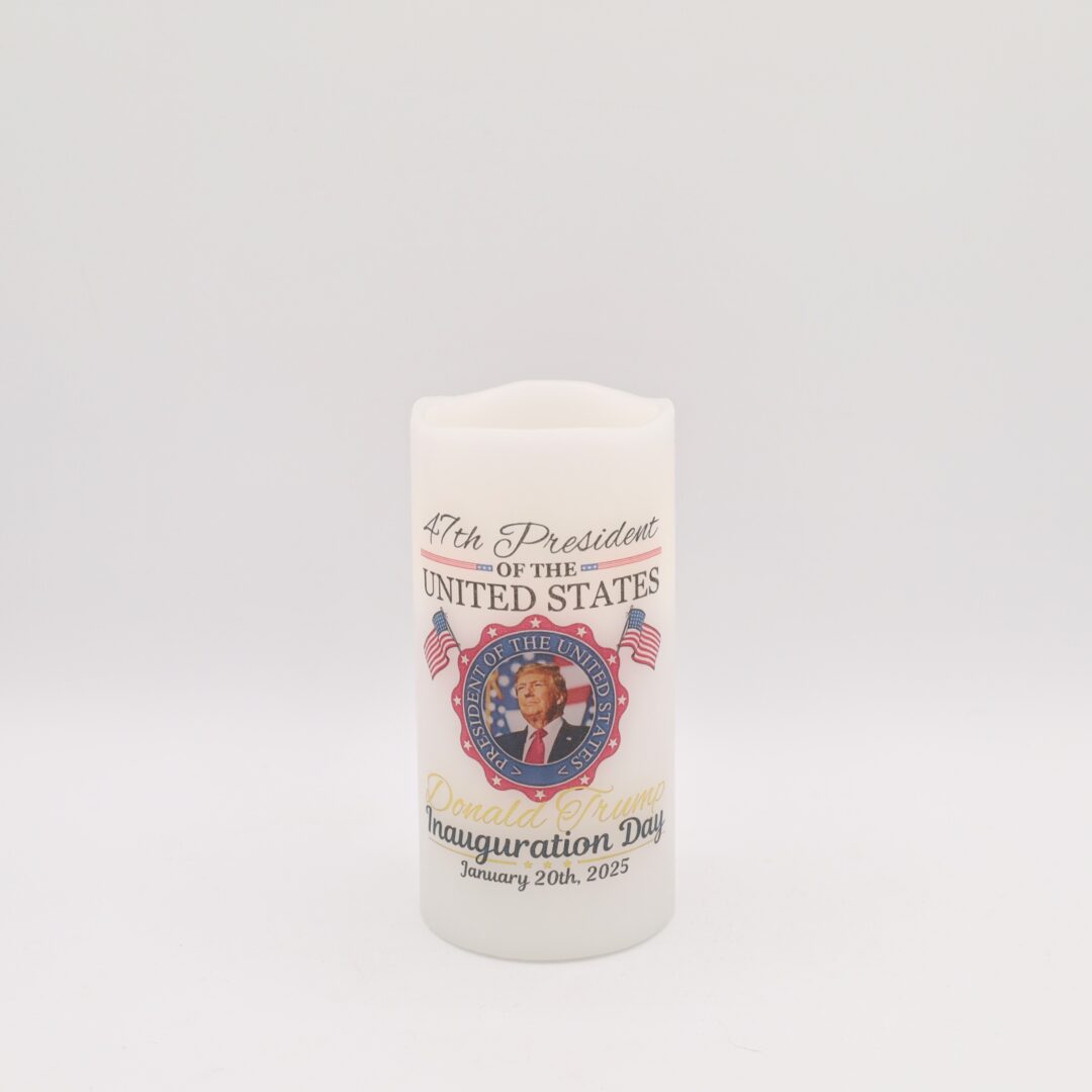 Trump Inauguration Flameless Candle - Image 4