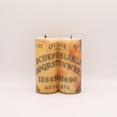 Ouija Board Black Flameless Candle