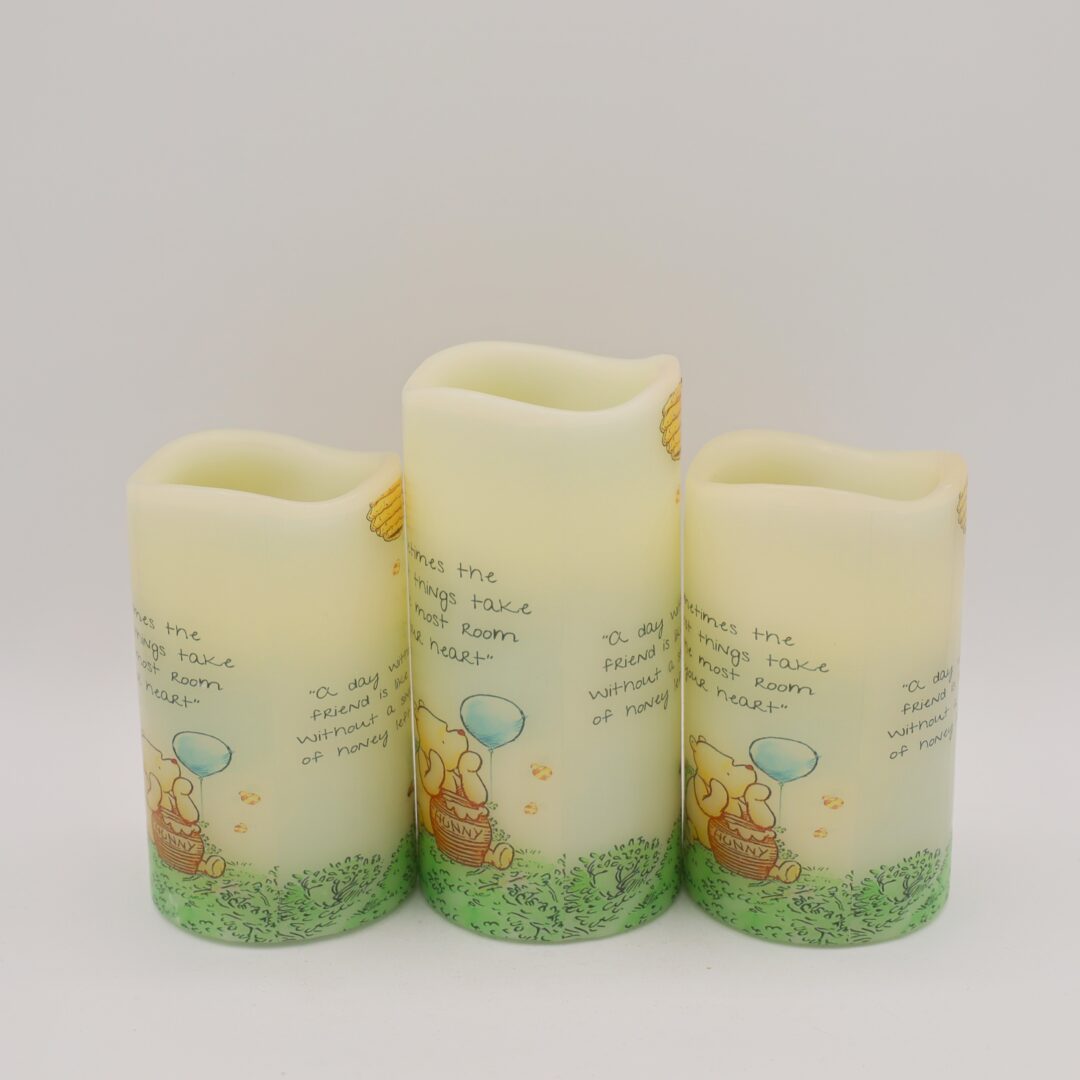 Winnie the Pooh Blue Balloon Flameless Candle - Image 5