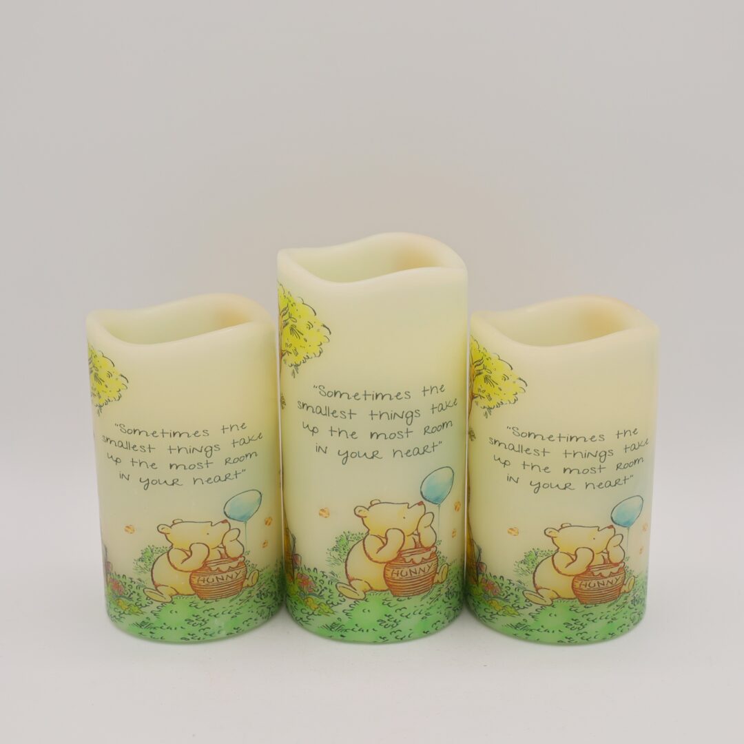 Winnie the Pooh Blue Balloon Flameless Candle - Image 6