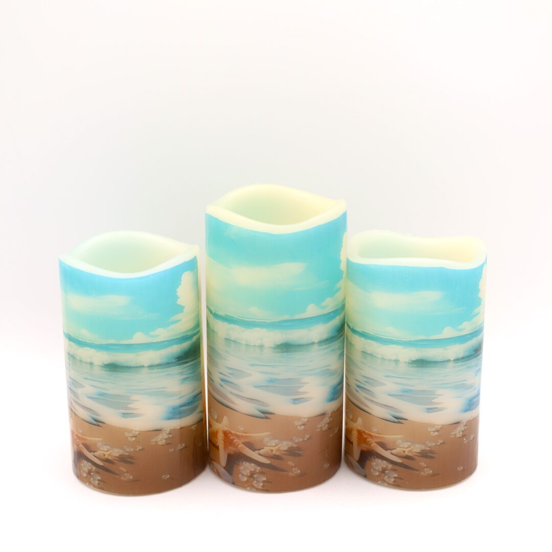 Beach Sea Shell Flameless Candle - Image 6