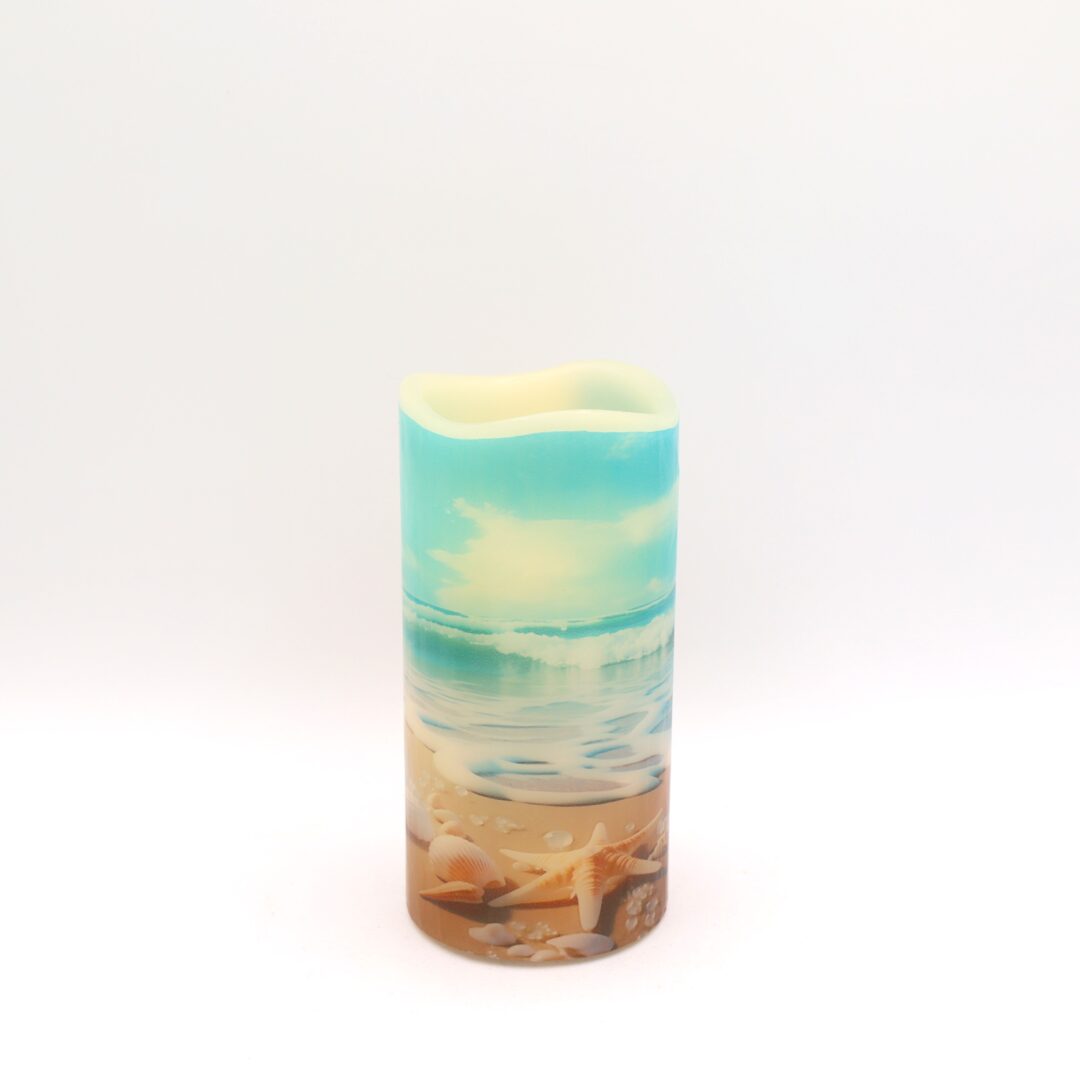 Beach Sea Shell Flameless Candle - Image 8