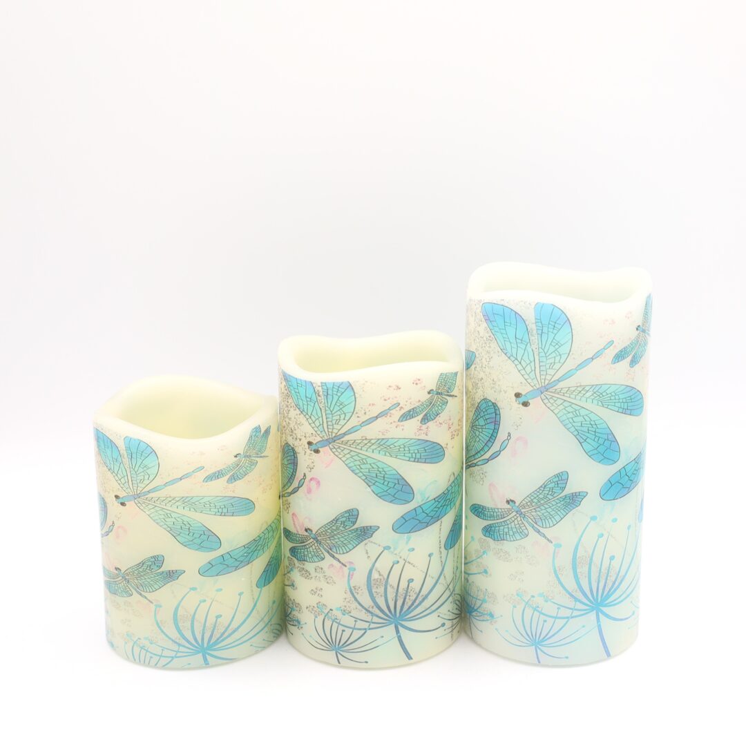 Dragonflies Flameless Candle - Image 5