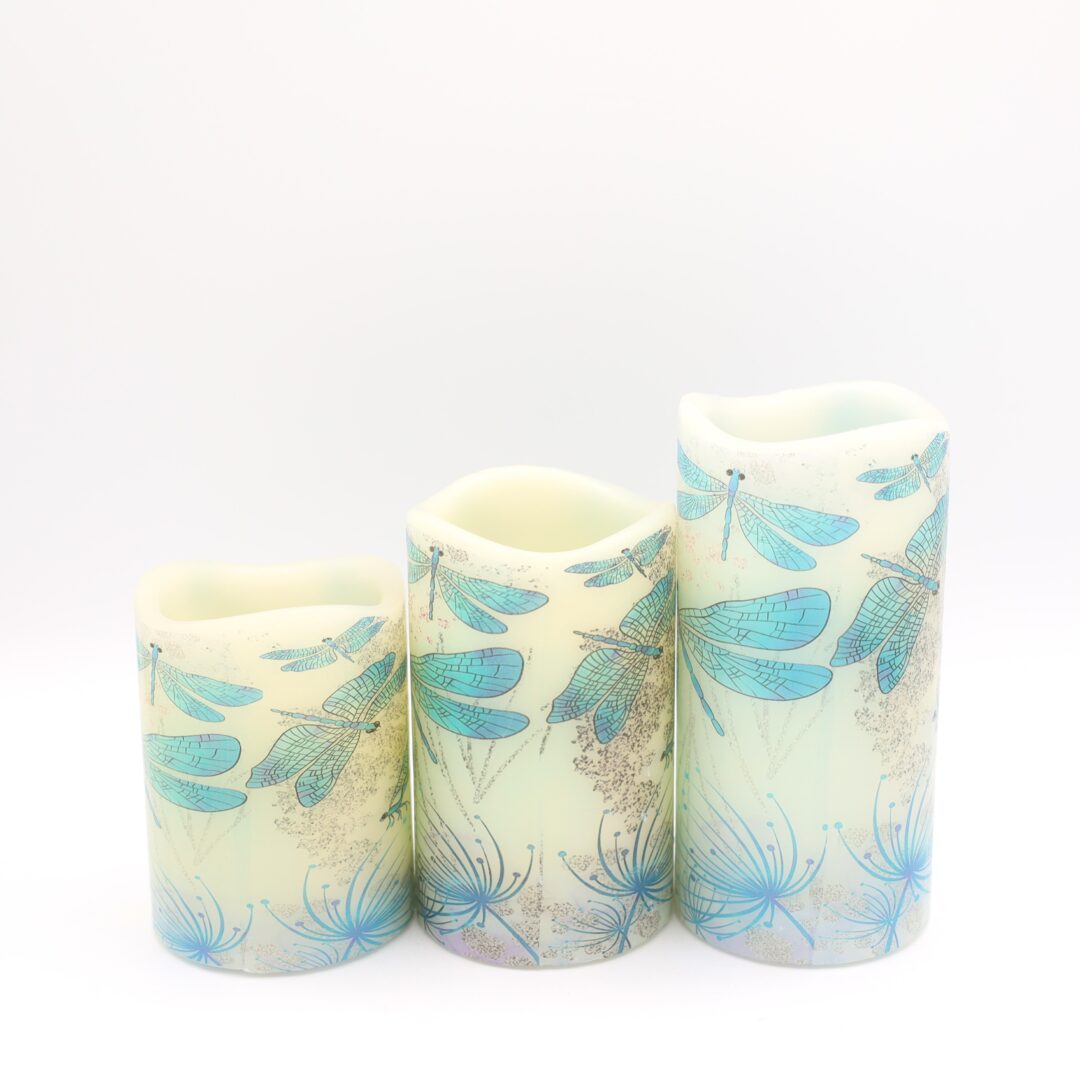 Dragonflies Flameless Candle - Image 7