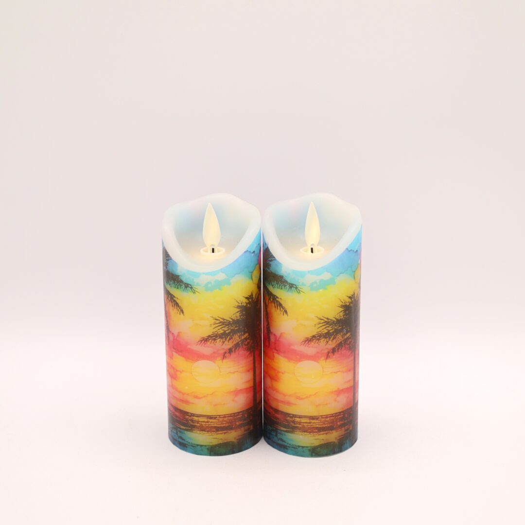Neon Beach Flameless Candle - Image 7