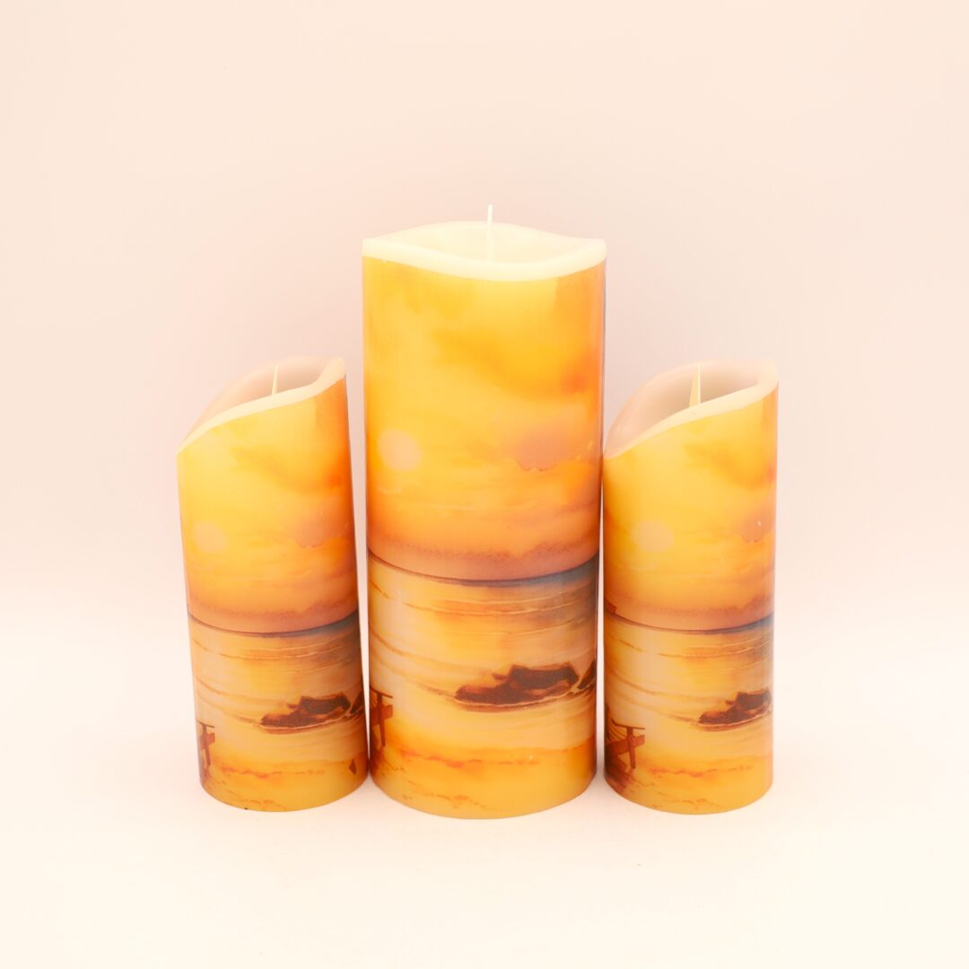 Beach Sunset Flameless Candle - Image 7