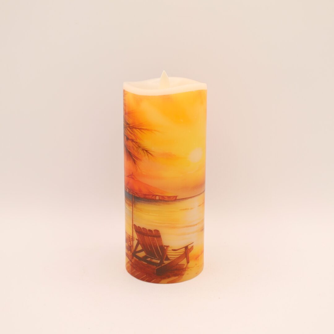 Beach Sunset Flameless Candle - Image 10
