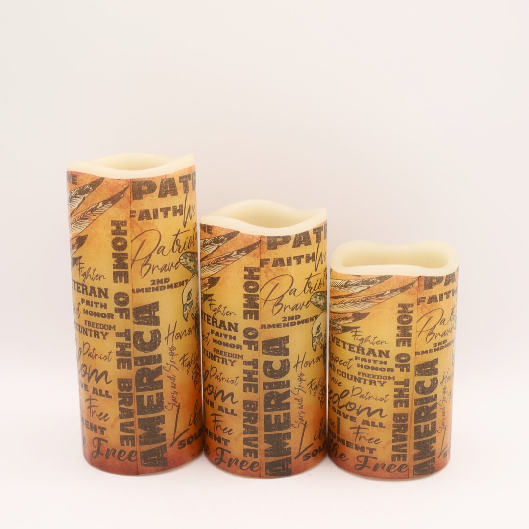 Patriotic Eagle Flameless Candle - Image 6
