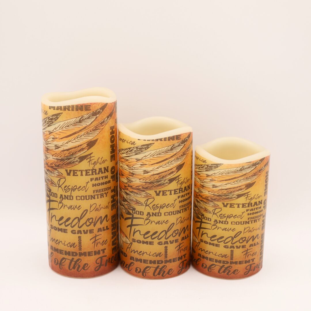 Patriotic Eagle Flameless Candle - Image 7