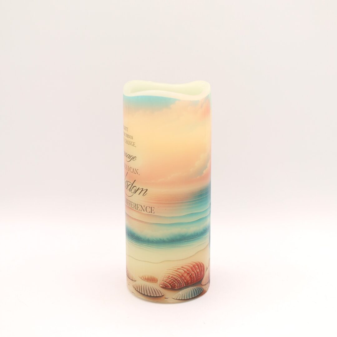 Serenity Prayer Flameless Candle - Image 3