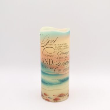 Serenity Prayer Flameless Candle
