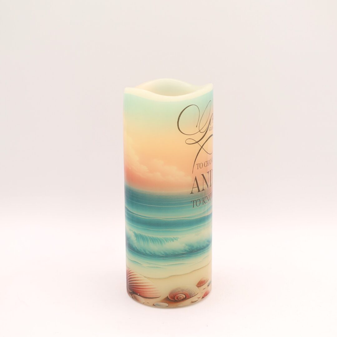 Serenity Prayer Flameless Candle - Image 4