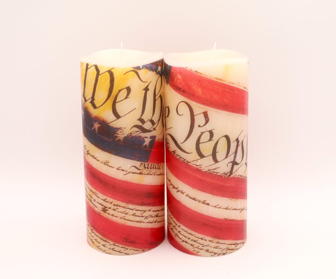 We the People Flameless Candle