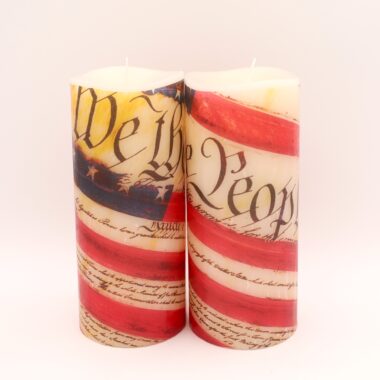 We the People Flameless Candle