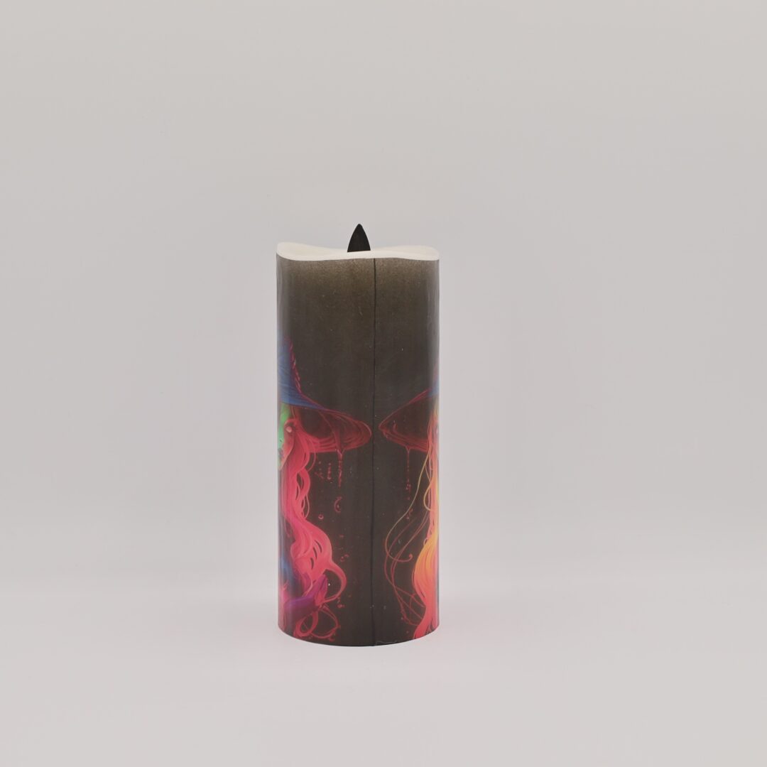3 Neon Witches Flameless Candle - Image 5